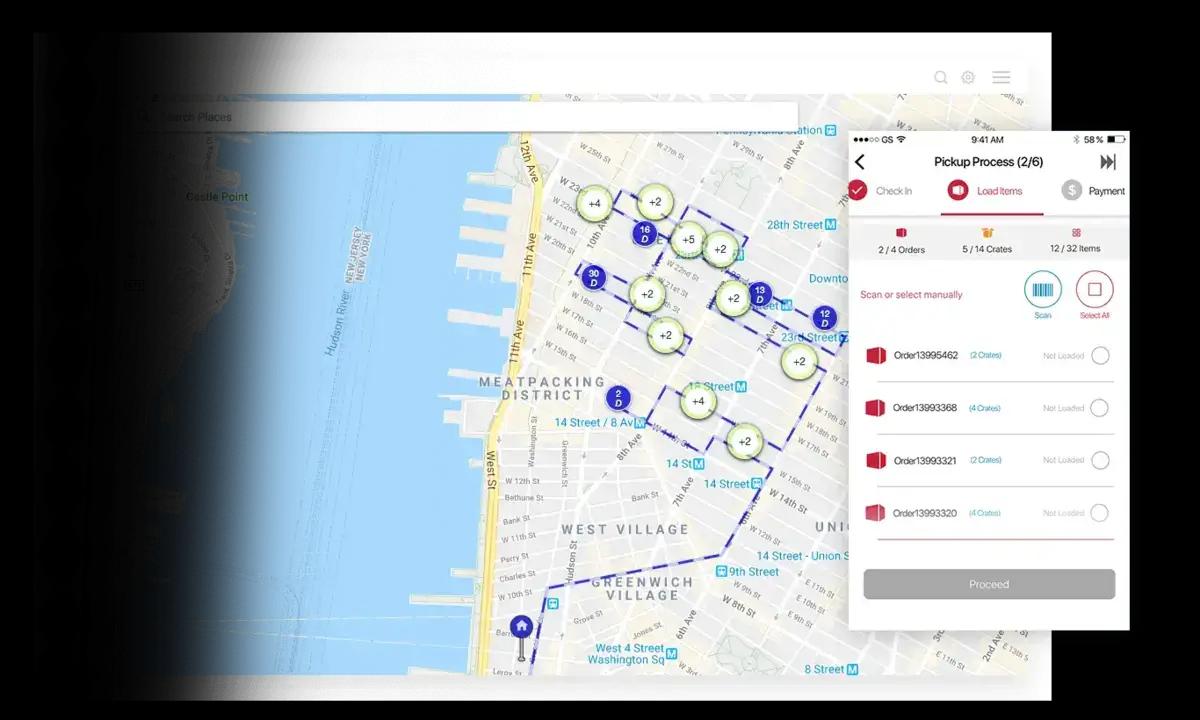 order allocation through delivery planning software