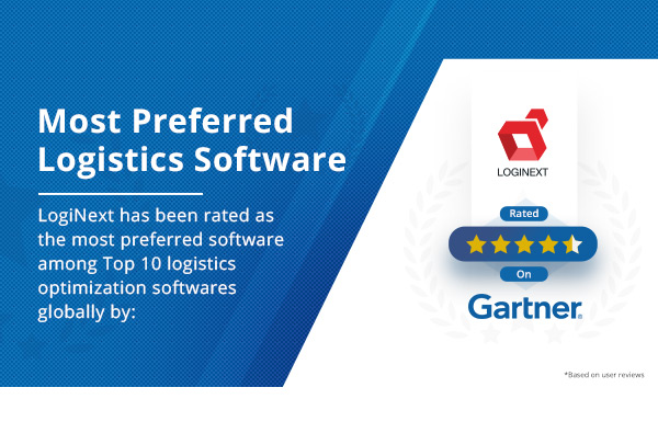 Gartner rates LogiNext as most preferred logistics planning software