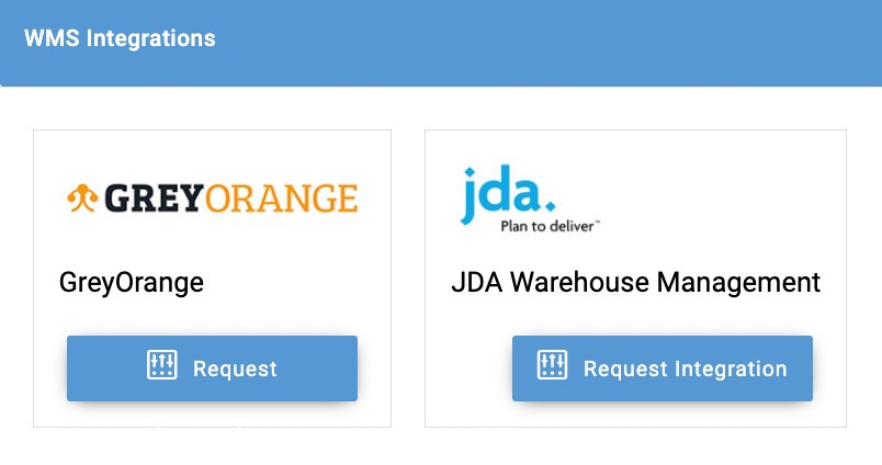 WMS Integration Marketplace